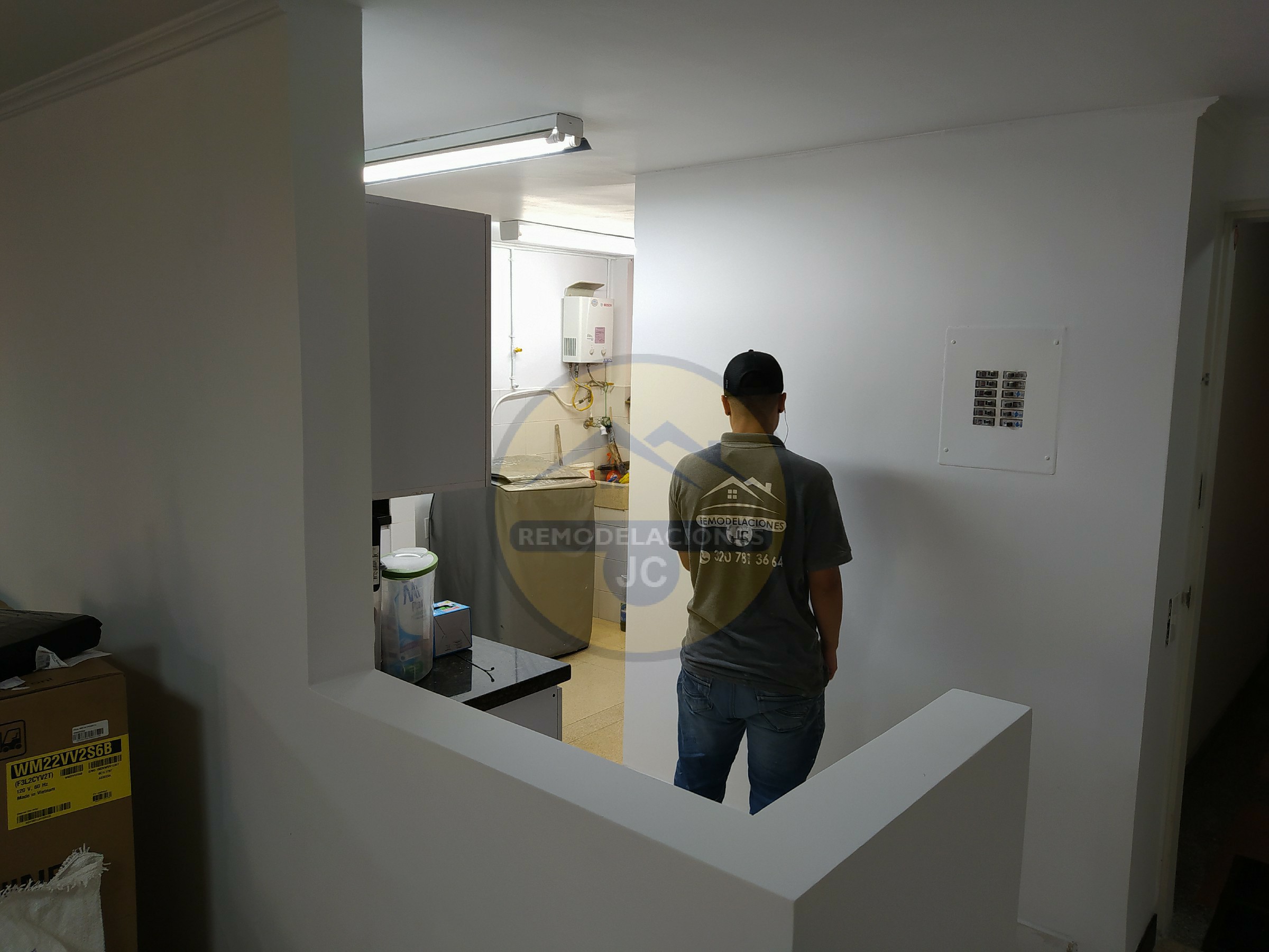 remodelación en cocina de apartamento